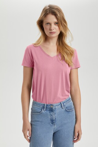 T-shirt 'Columbine' SOAKED IN LUXURY en rose : devant