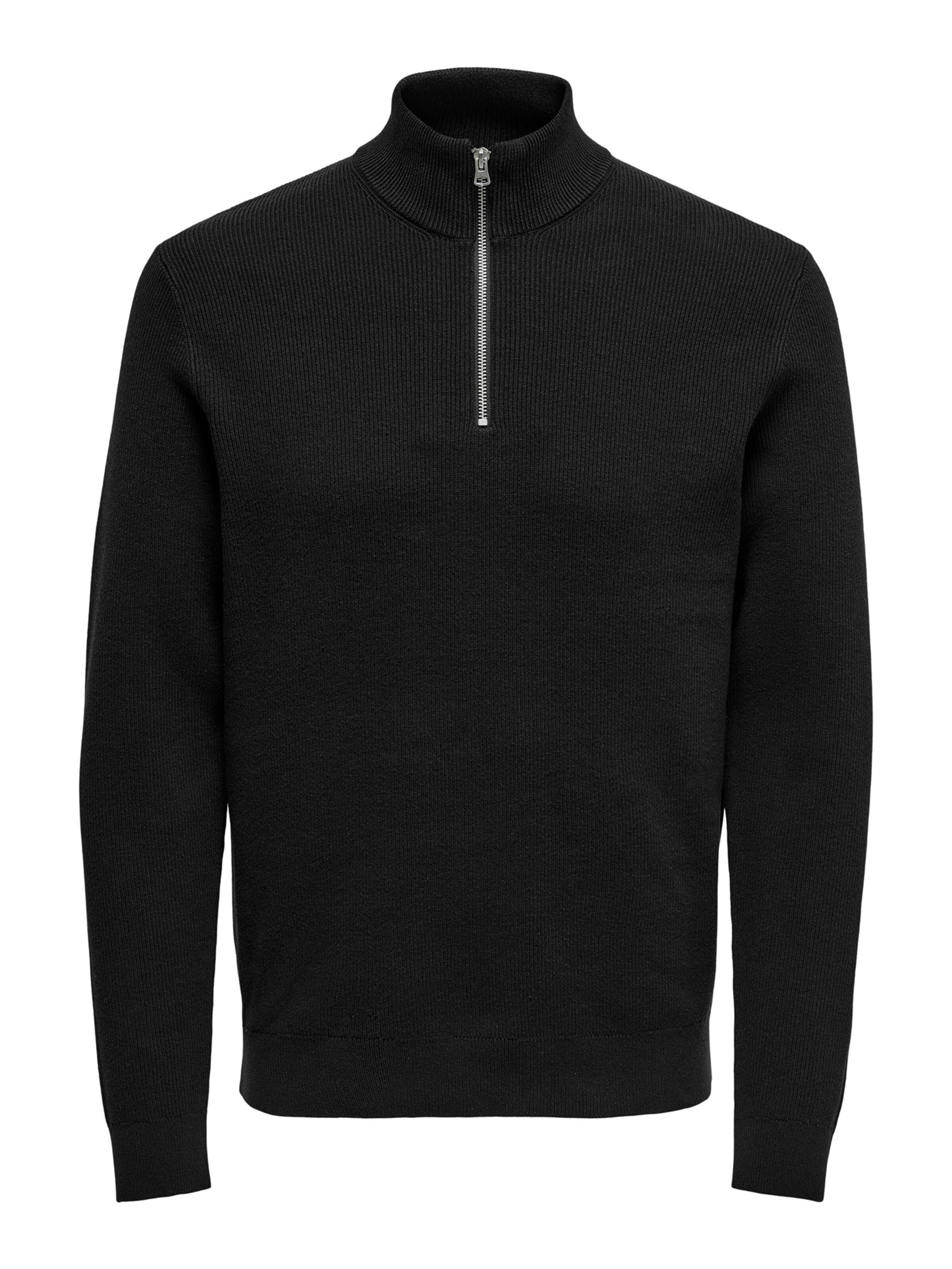 Only & Sons - Sudadera 'Phil' en negro: frente