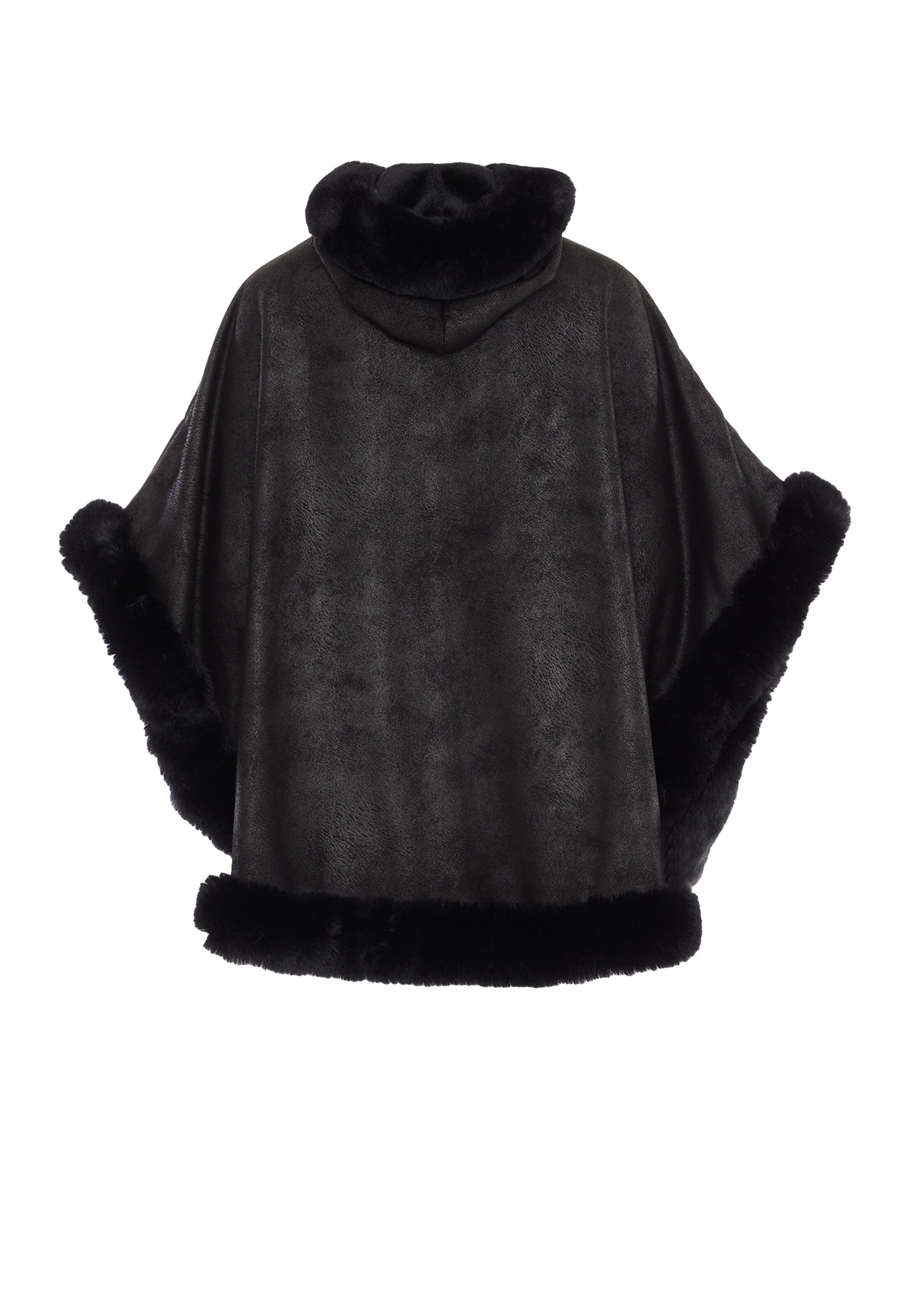 FRAULLY Cape in Schwarz