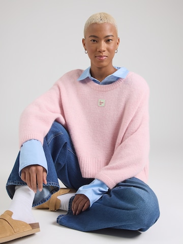 Pull-over 'EAST' AMERICAN VINTAGE en rose : devant