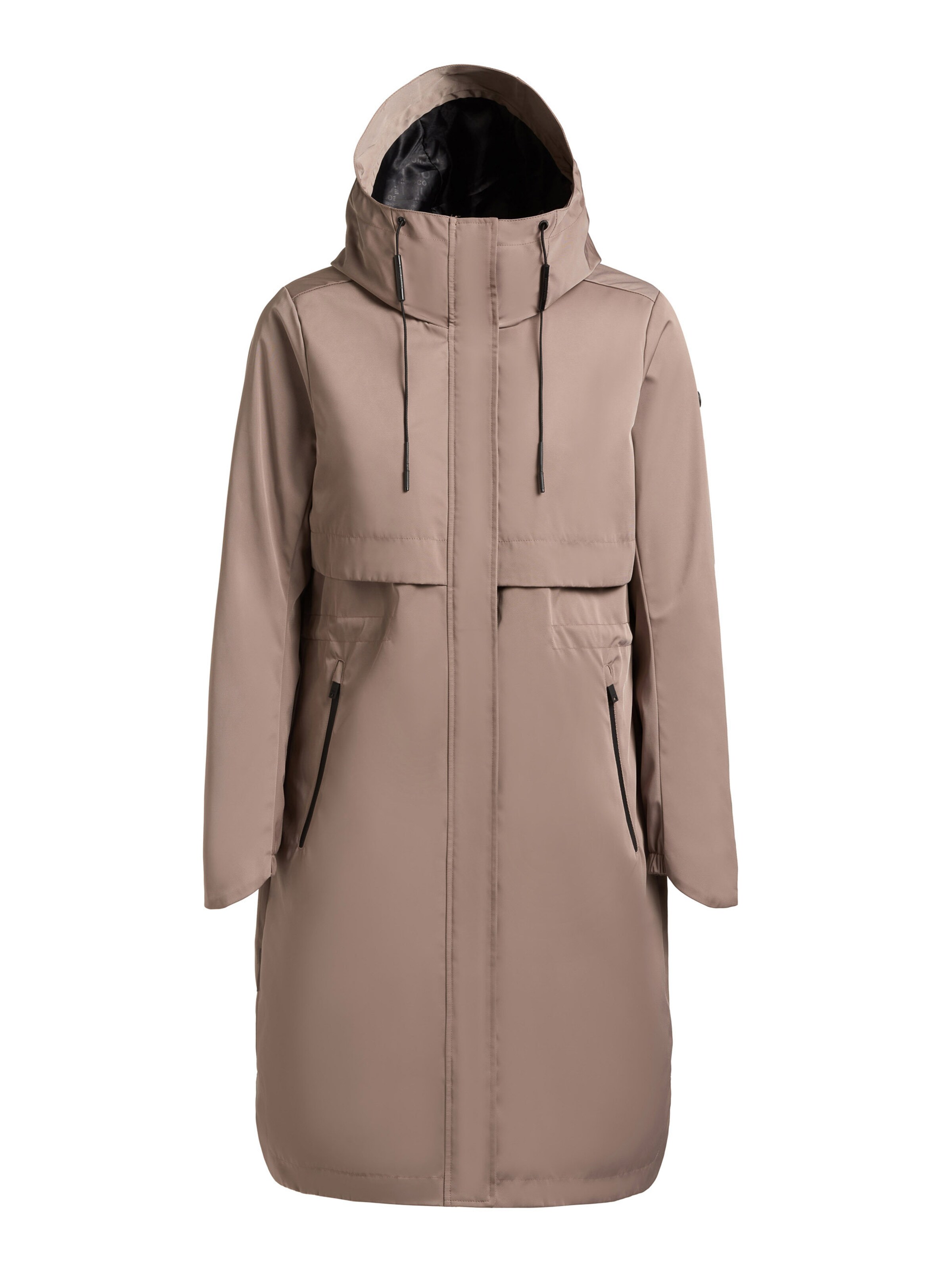 khujo - Abrigo de entretiempo ' Manao 2' en marrón: frente