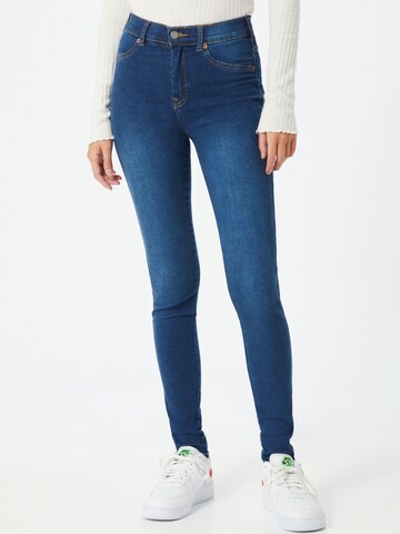 Dr. Denim Skinny Jeans 'Plenty' in Blauw: voorkant