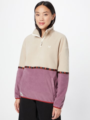 Iriedaily Sweatshirt 'Holina' in Beige: voorkant