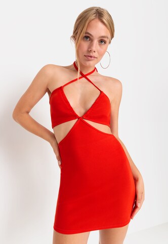 LSCN by LASCANA Dress in Red: front