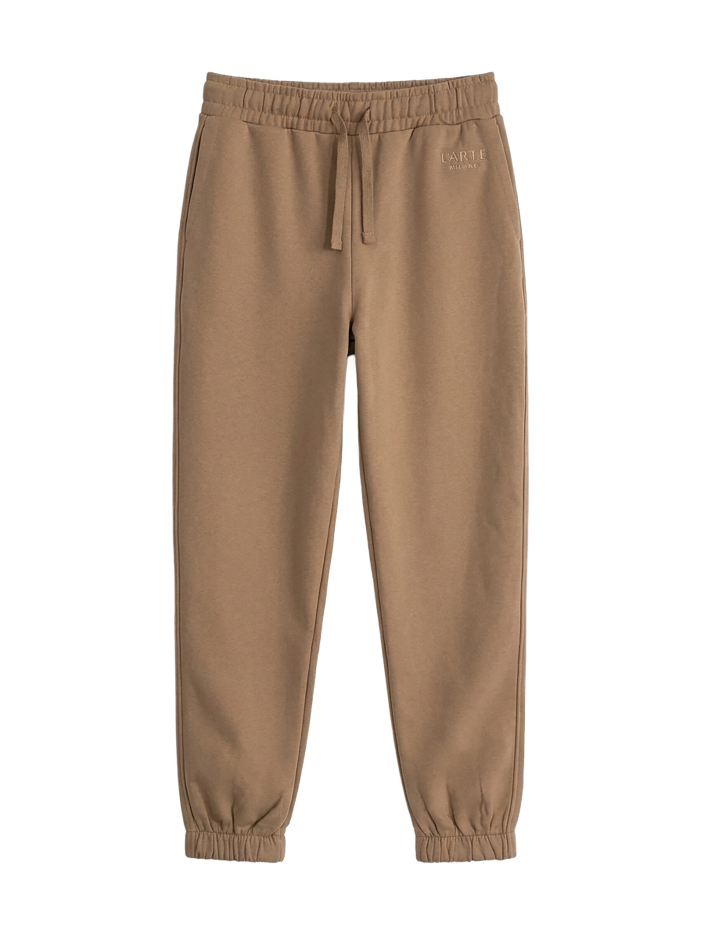 L'Arte Milano Tapered Hose‌‌‌ in Braun: Vorderseite