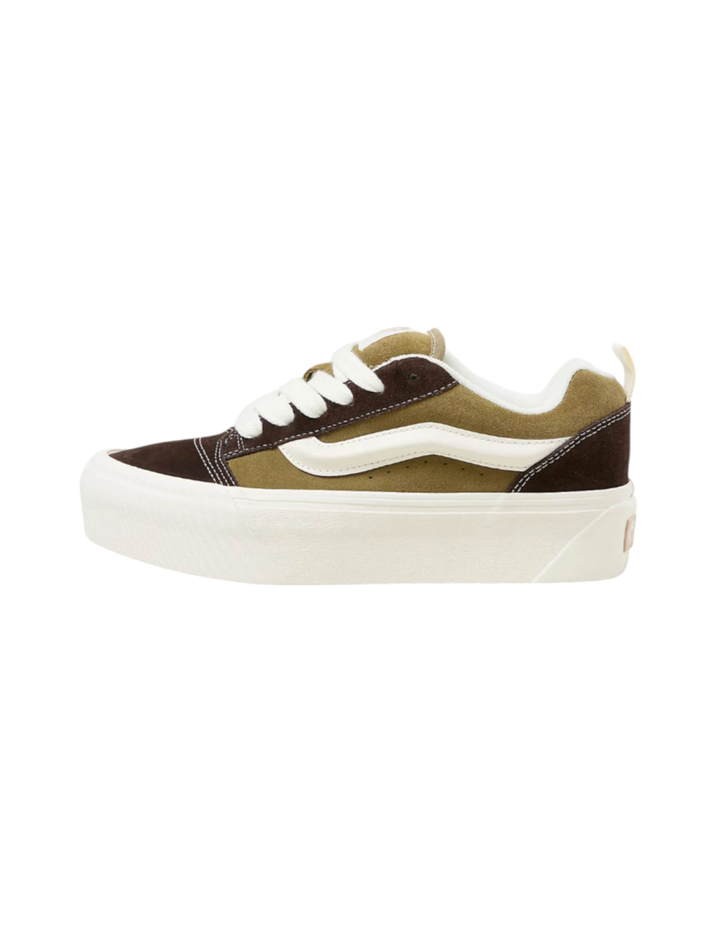 VANS Platform trainers 'Knu Stack' in 34,5 in Chocolate / Olive / White, Item view