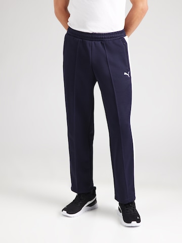 PUMA - Loosefit Pantalón 'T7 ALWAYS ON' en azul: frente
