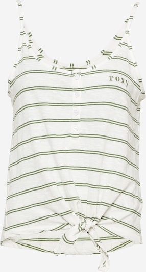 Top 'FROM ME TO YOU' ROXY di colore cachi / bianco, Visualizzazione prodotti