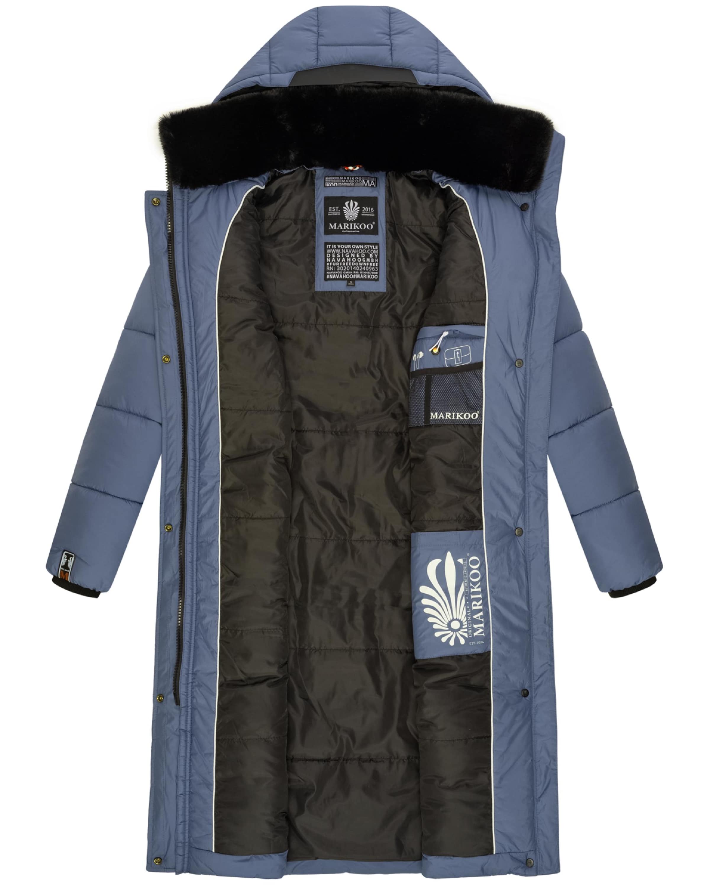 MARIKOO Χειμερινό παλτό 'Reliziaa' σε μπλε