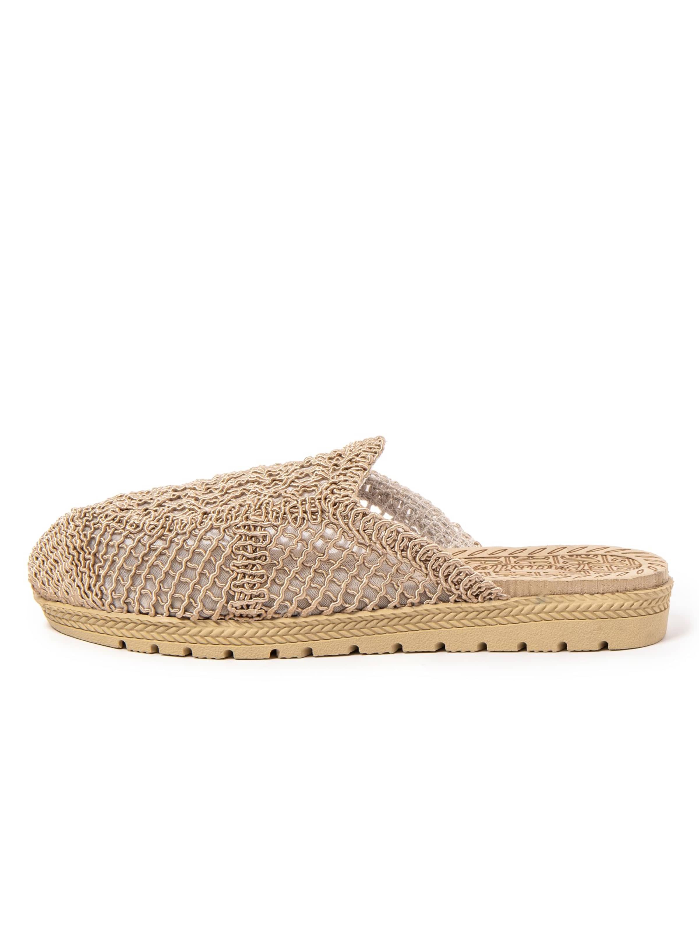 Brasileras Slipper 'Suna' in Brown: front