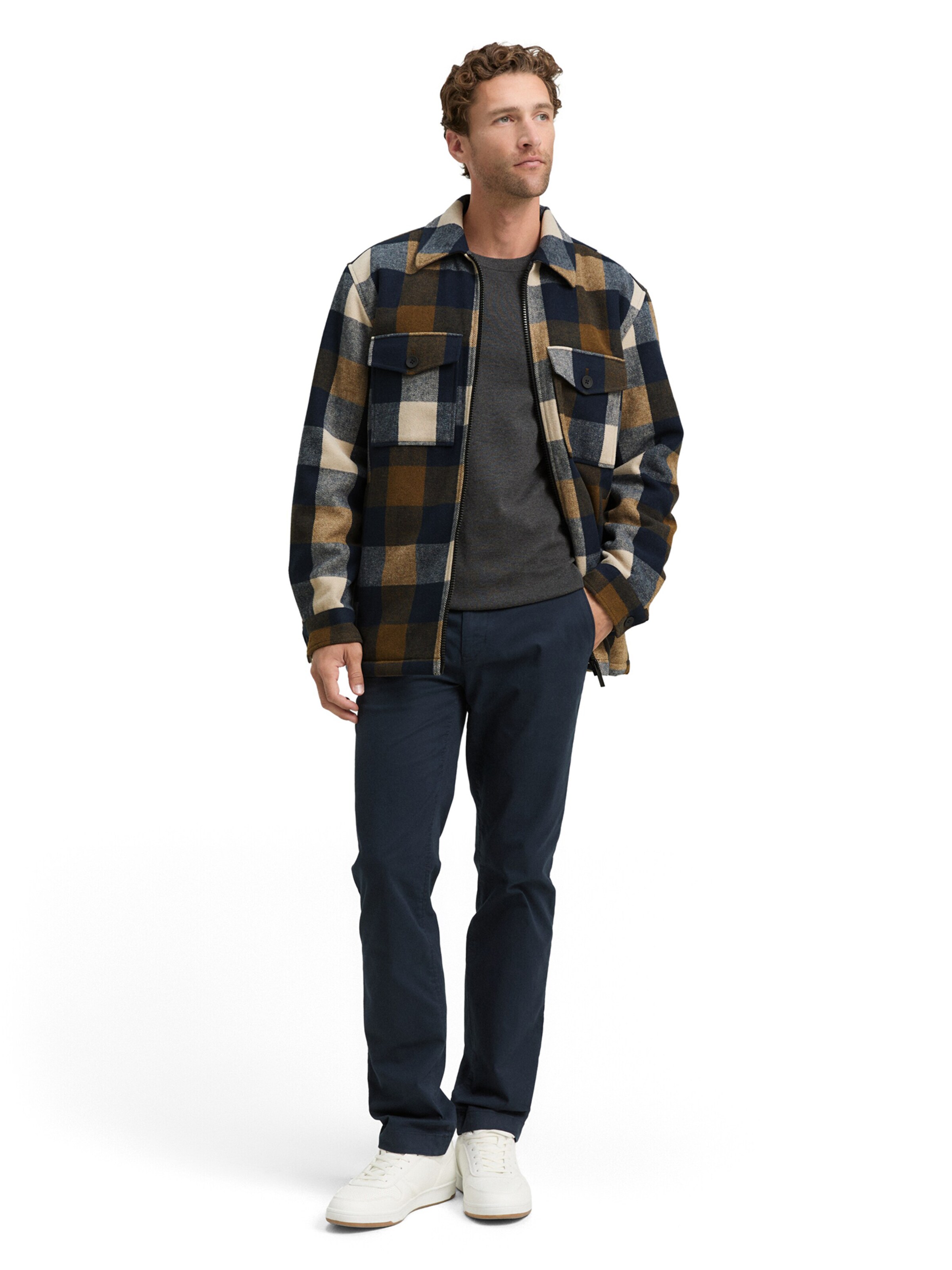 TOM TAILOR Prechodná bunda - Modrá