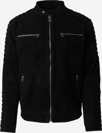 DAN FOX APPARELPrijelazna jakna 'Levin' - crna boja: prednji dio
