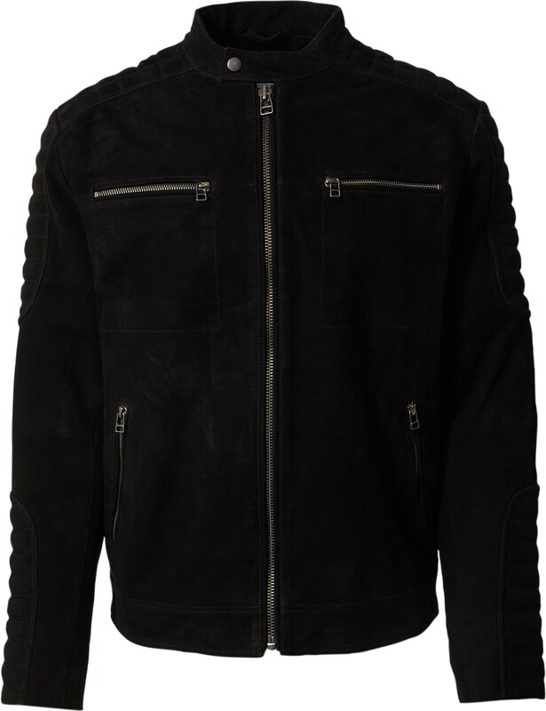 DAN FOX APPAREL Jacke 'Levin' in Schwarz DAN FOX APPAREL Jacke 'Levin' in Schwarz
