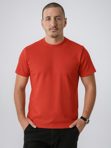 PANTONECLO Shirt 'Pantoneclo Men’s Crew Neck Short Sleeve T-Shirt' in Red