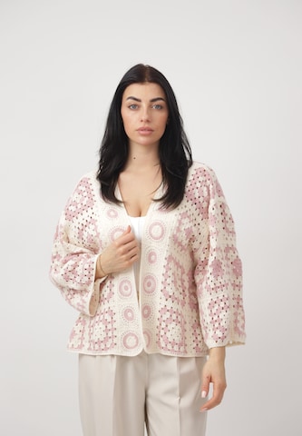 Cardigan Elara en rose