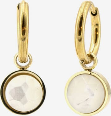 Sergio Engel Ohrringe in Weiß: Vorderseite
