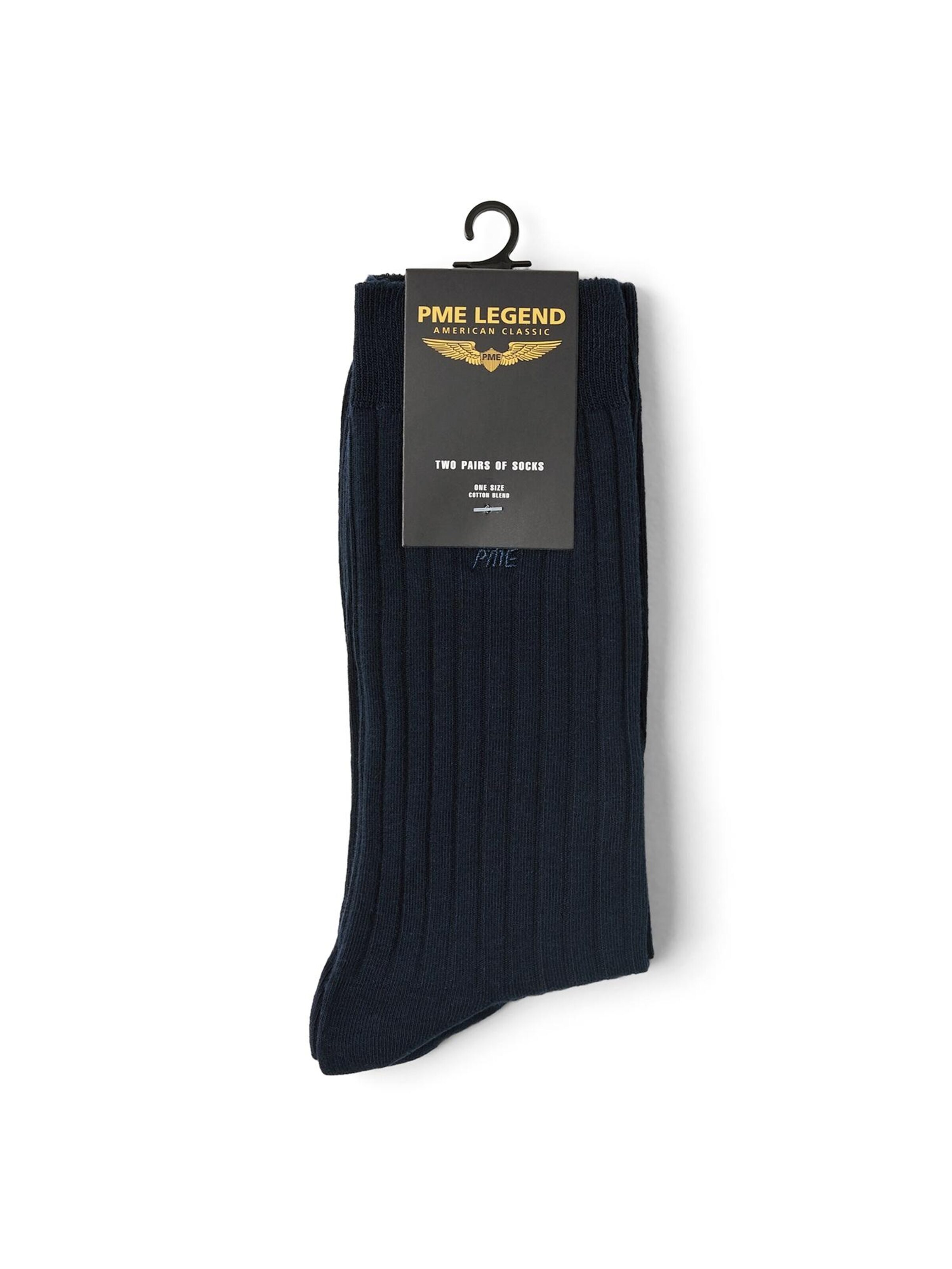 PME Legend Sokken '2-pack ribbed socks' in Blauw: voorkant