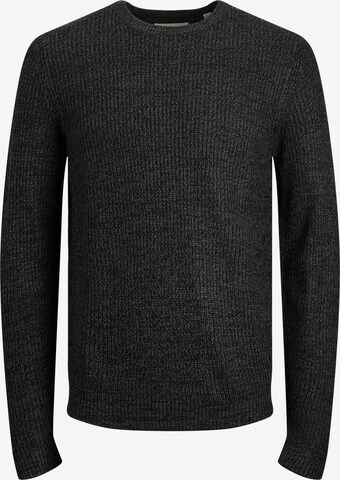 JACK & JONES Sweater in Black: front