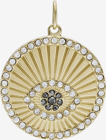 FOSSIL Pendant 'Türkisches Auge' in Gold: front