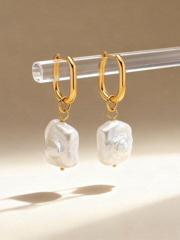 Nemomatheo Ohrringe 'Marea' in Weiß
