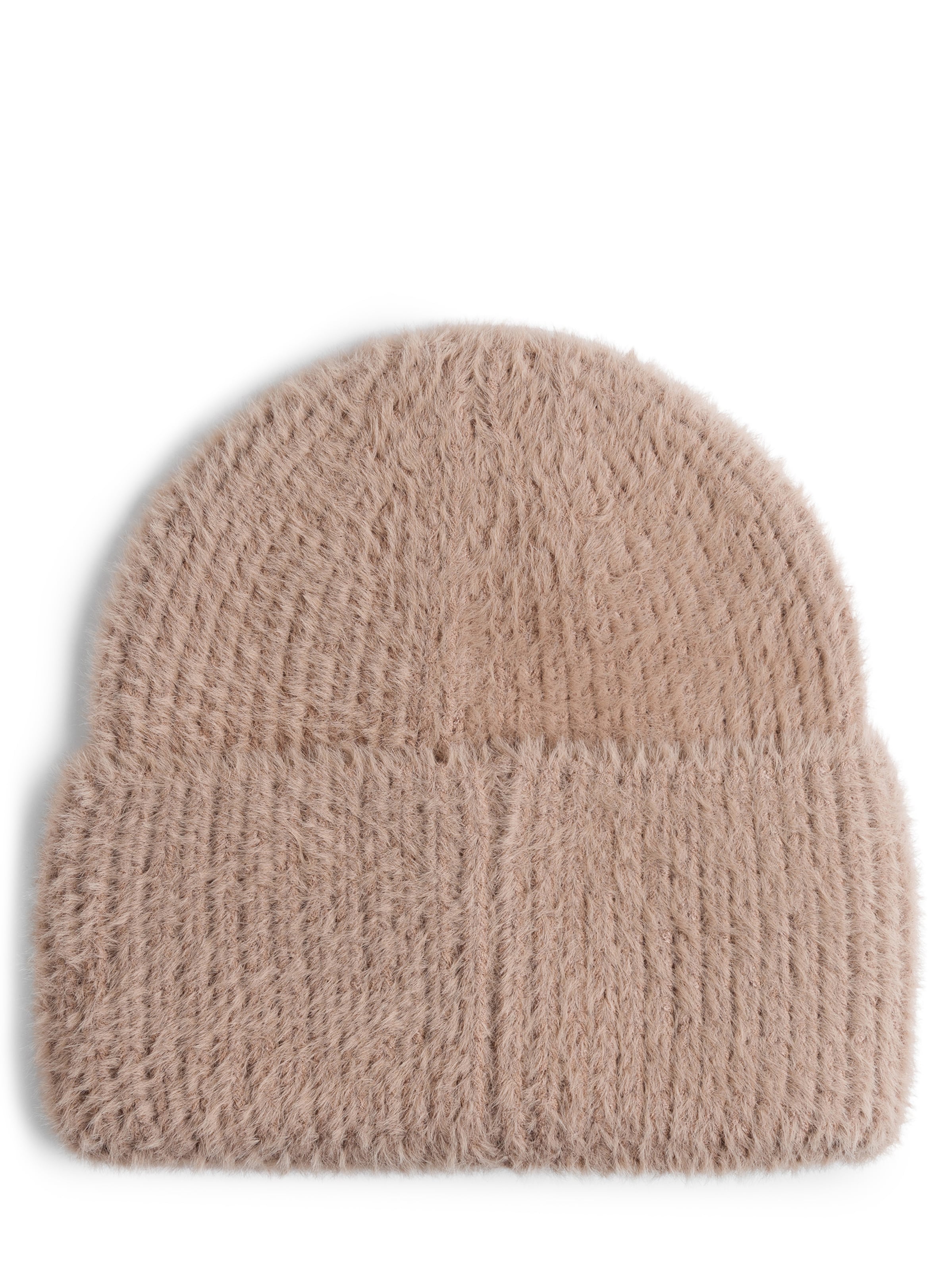 LOEVENICH Beanie in Beige: front
