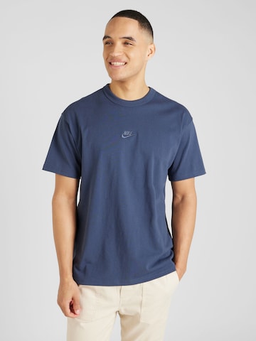 Nike Sportswear Koszulka 'Essential' w kolorze niebieski: przód