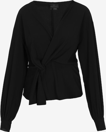 DreiMaster Klassik Bluse in Schwarz: Vorderseite