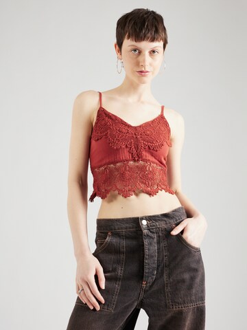 ABOUT YOU Top in Red: front