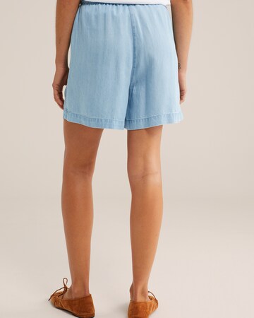 mėlyna WE Fashion Standartinis Džinsai