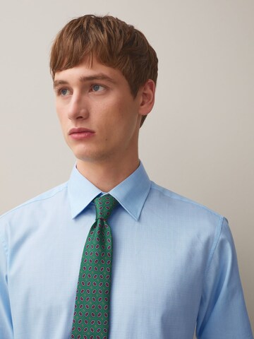 Next Regular fit Button Up Shirt in Blue