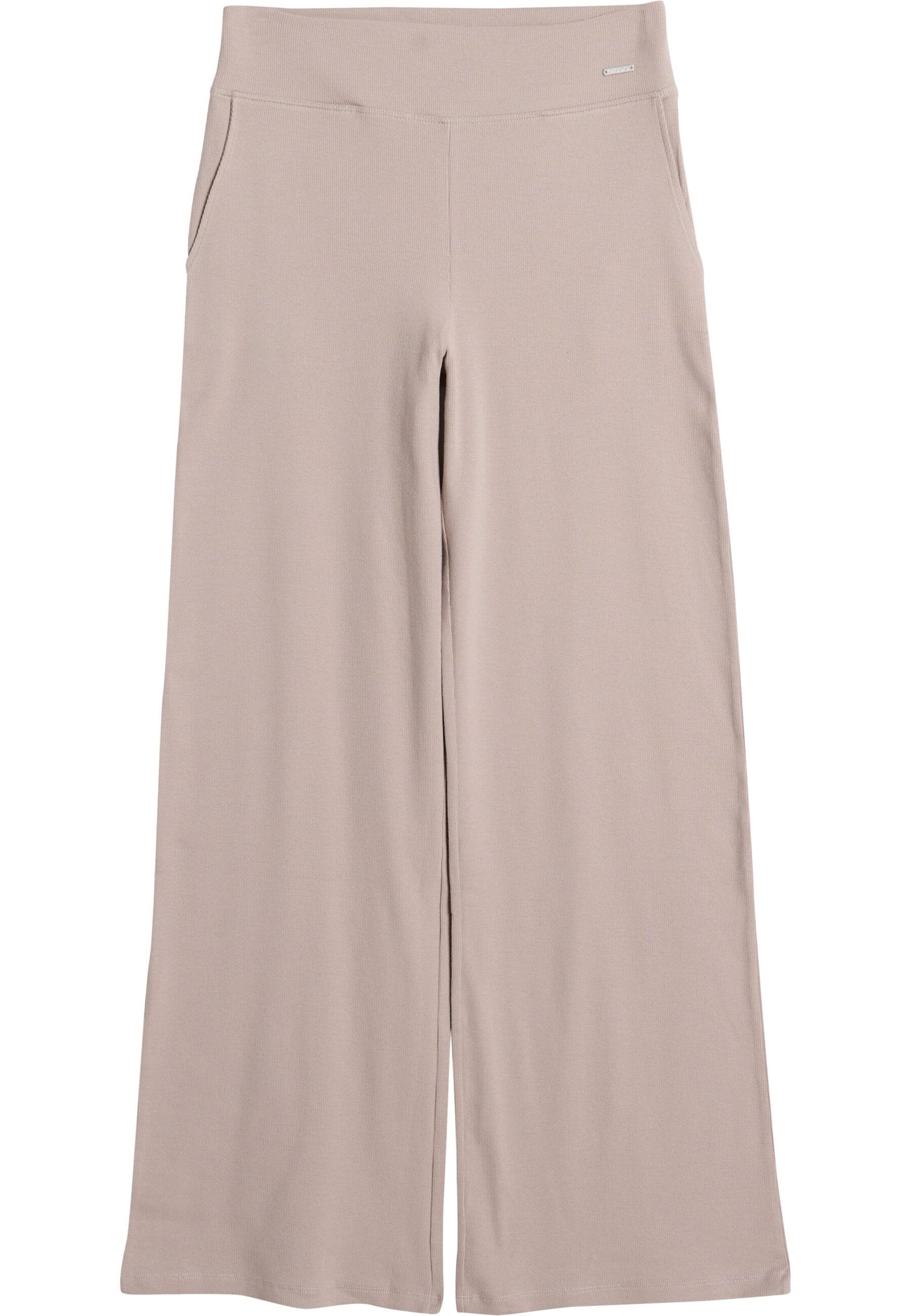 Aim'n Wide Leg Hose in Braun: Vorderseite