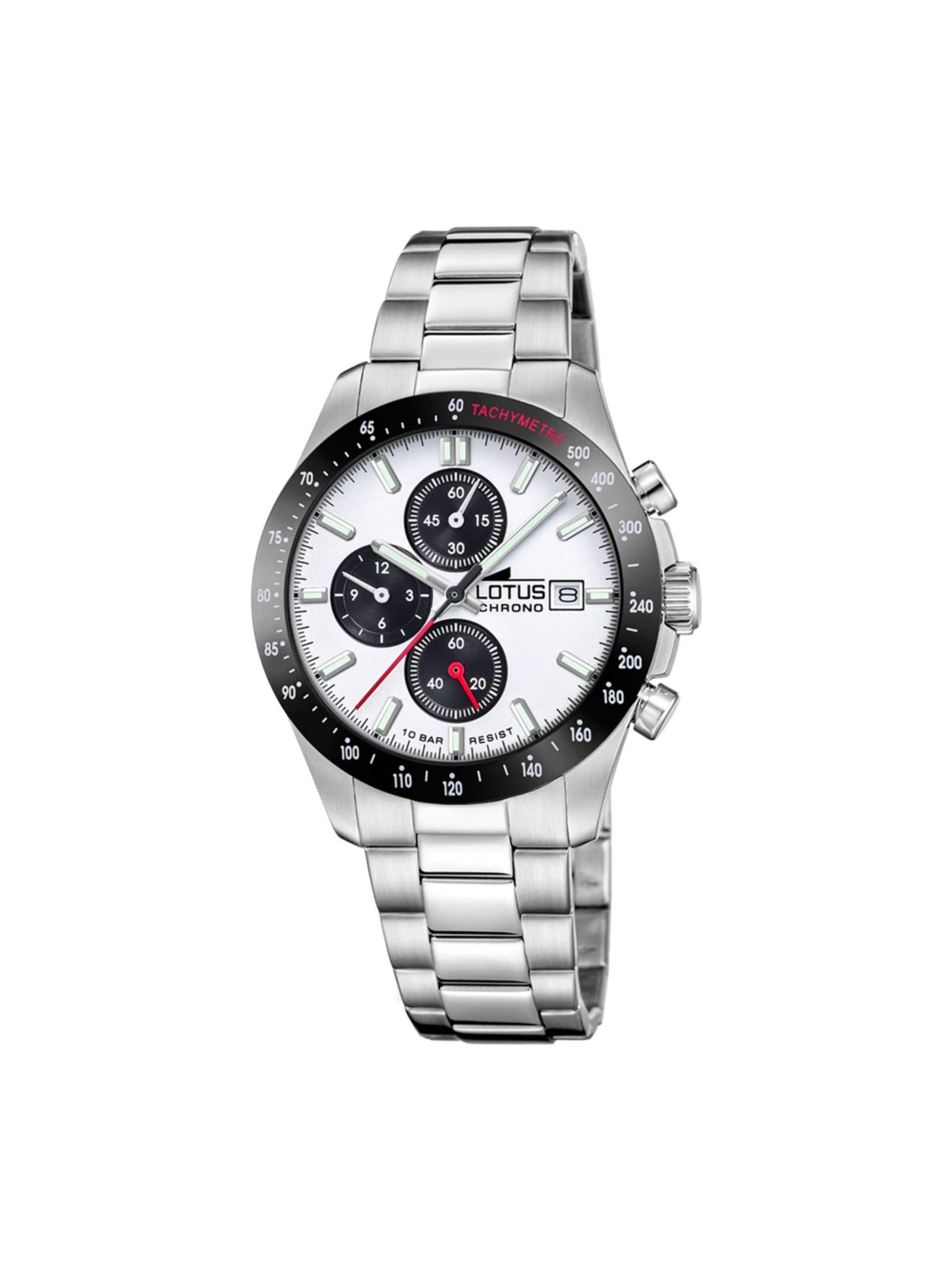 Lotus Analog Watch in White: front