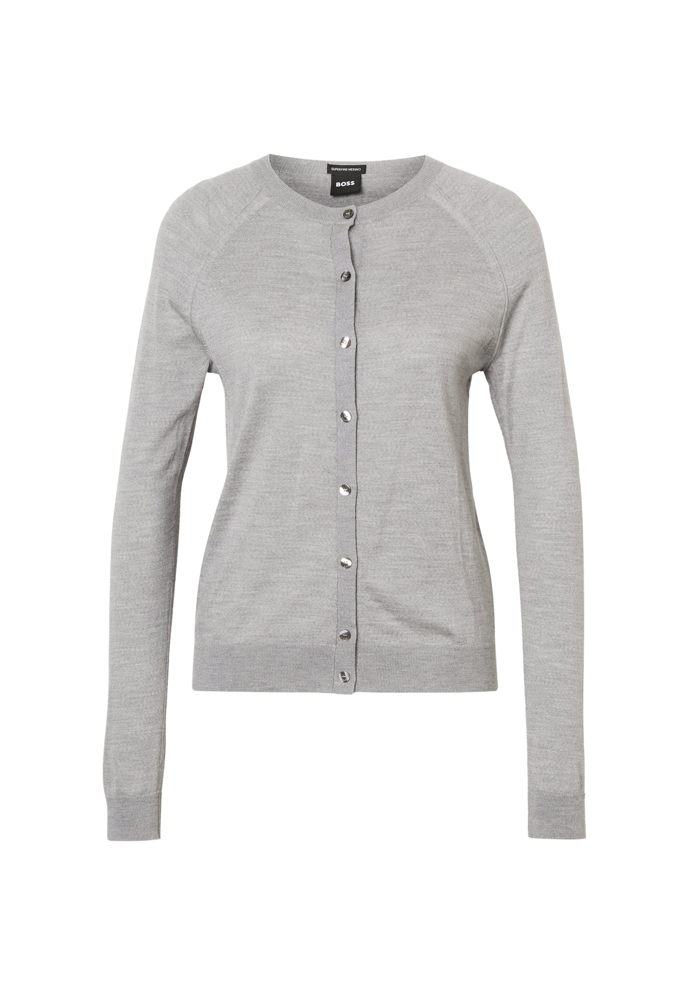 BOSS - Cárdigan 'Fonami' en gris: frente