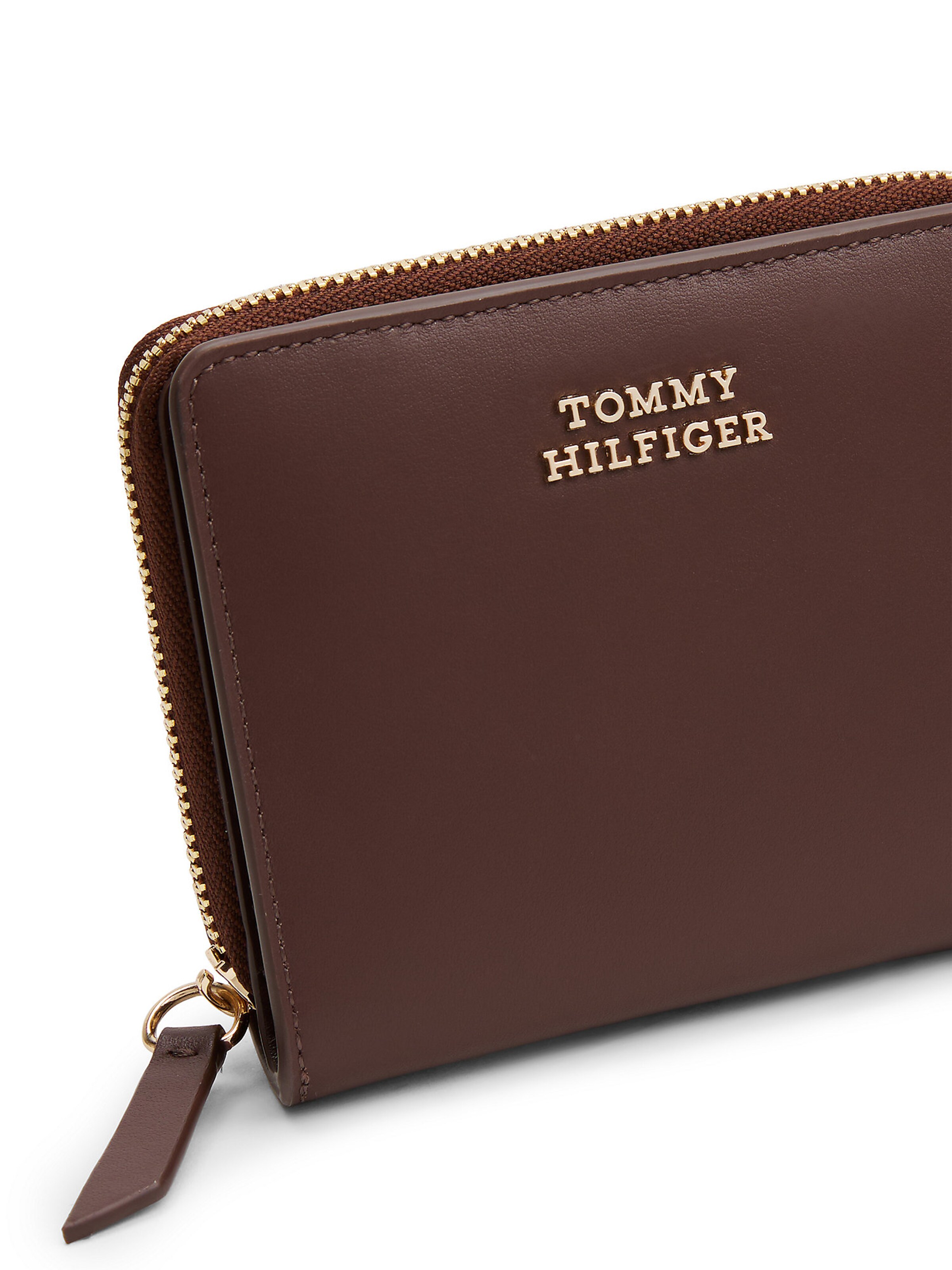 TOMMY HILFIGER Portemonnaie in Braun