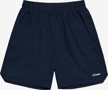 Prohibited Wide leg Broek 'Low Tide' in Blauw: voorkant