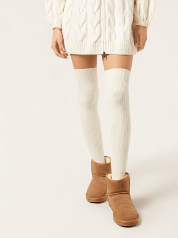 CALZEDONIA Kniestrümpfe in Weiß