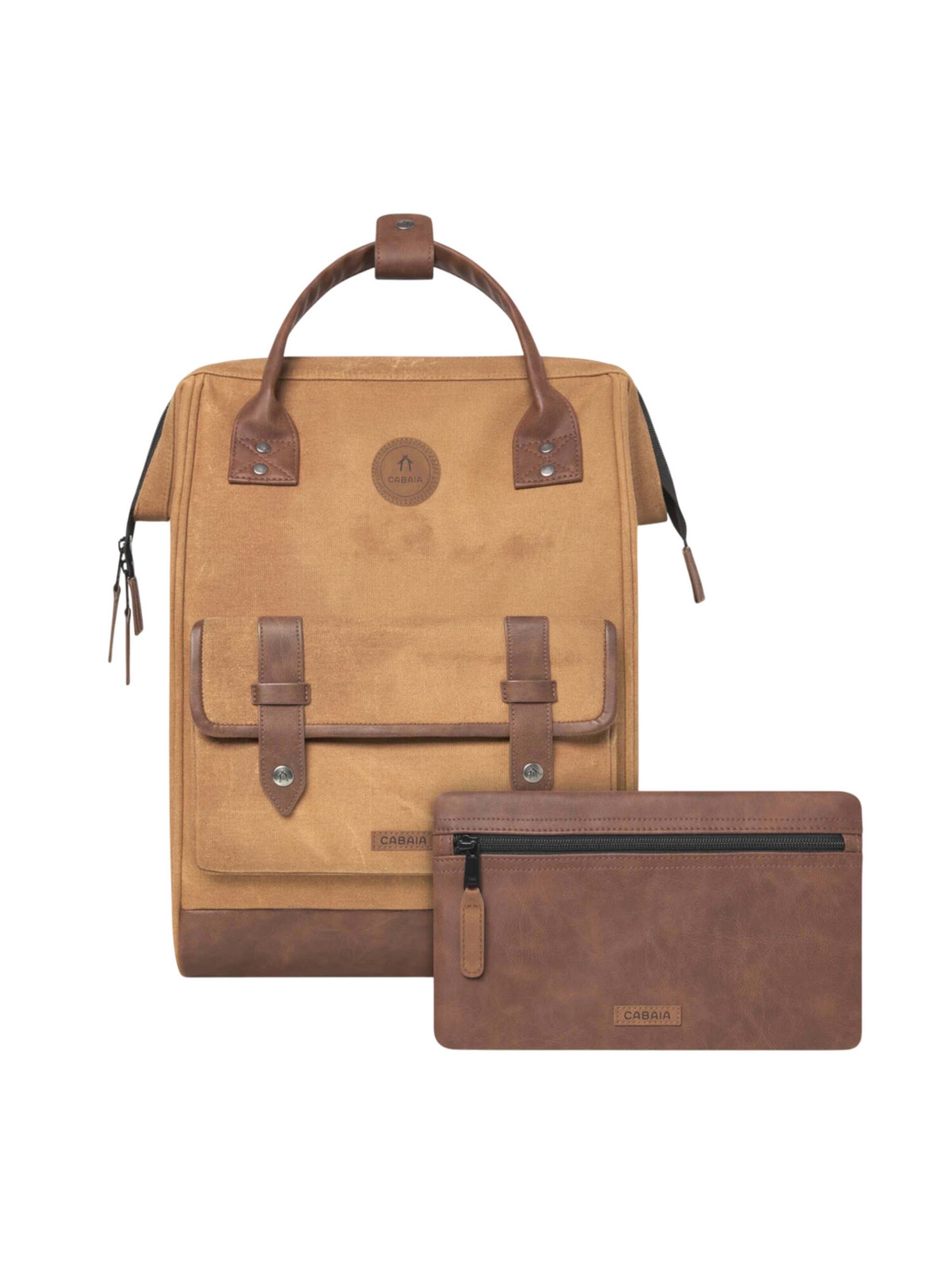Cabaia Backpack 'Colombo M' in Brown: front