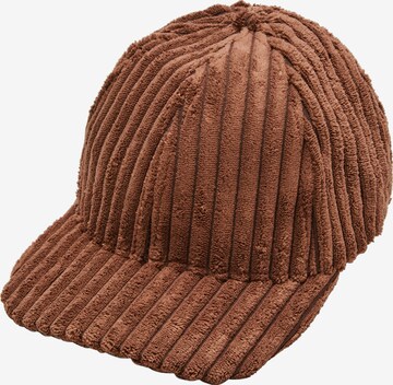 Casquette QS en marron : devant