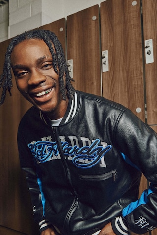 Ed Hardy Демисезонная куртка '1971 Panther' в Черный