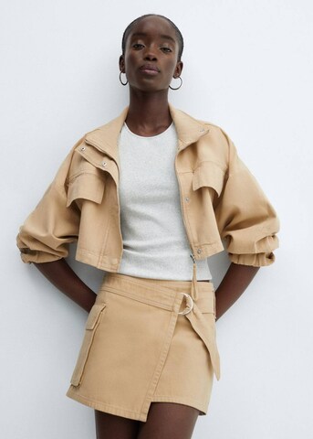 Jupe 'Danna' MANGO en marron