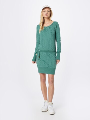 Ragwear Jurk 'Alexa' in Groen: voorkant