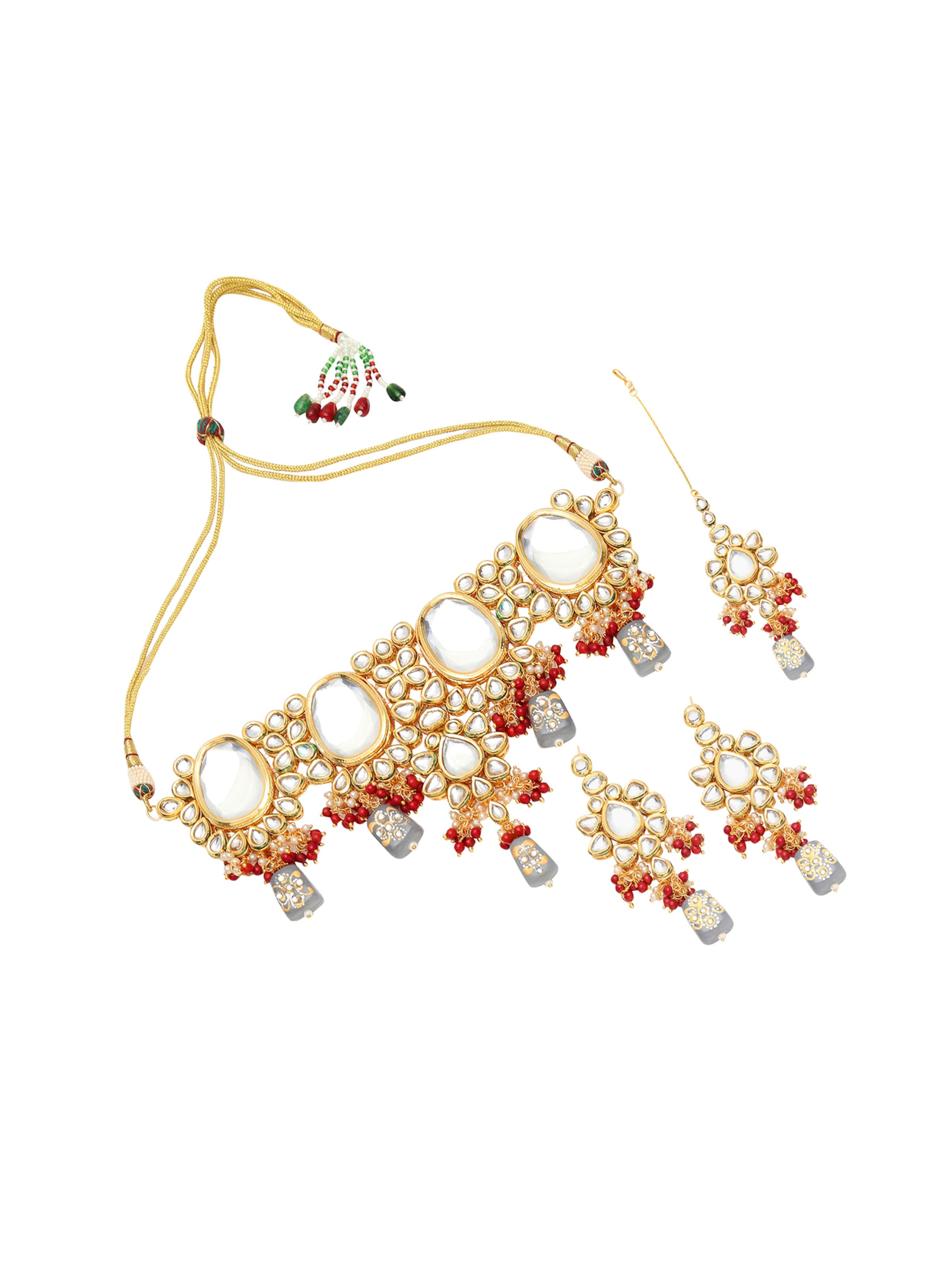 SOHI Smyckeset 'Sarojini' i guld: framsida