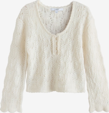 Next Pullover i beige: forside