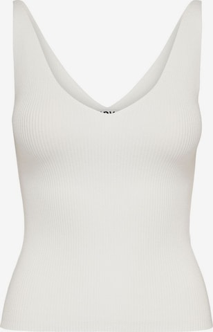 JDY Knitted Top 'Nanna' in White: front