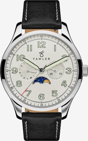 Fawler Analog watch 'Orrin' in White: front