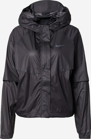 NIKE Sports jacket in Black: front