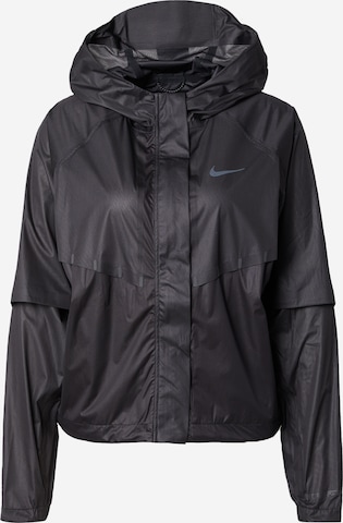 NIKE Sportjacka i svart: framsida