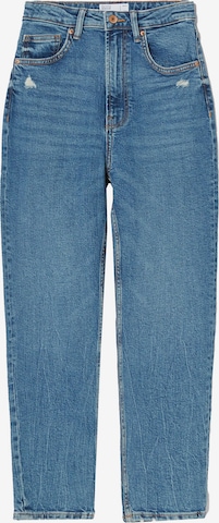 Slimfit Jeans di Bershka in blu: frontale