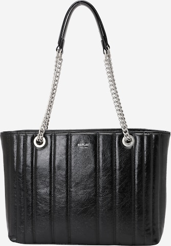 Borsa a spalla di REPLAY in nero: frontale