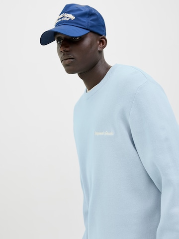 JACK & JONES Pullover 'JORNORREBRO' i blå